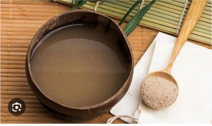 Kava drink prepared from the roots of the Kava plant, traditionally consumed in Hawaii